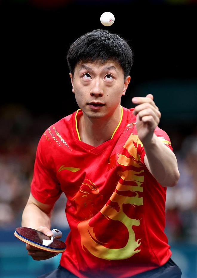 中国队完胜德国队，马龙带队取胜